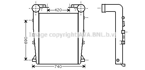 AVA QUALITY COOLING Starpdzesētājs RE4033